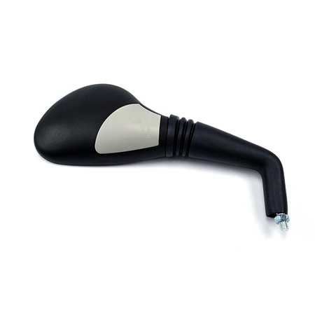 SPECCHIO SPECCHIETTO RETROVISORE NERO DX PER SCOOTER MBK NITRO-YAMAHA AEROX