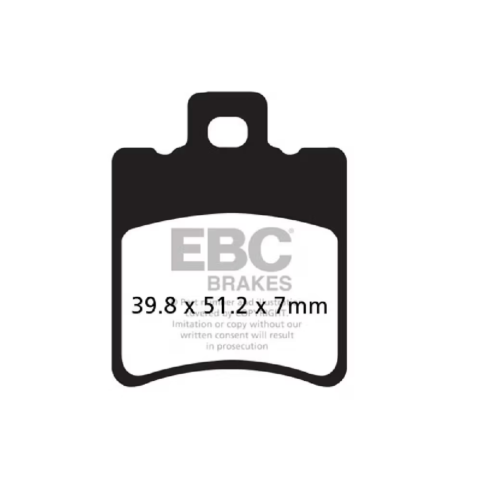 PASTIGLIE FRENO EBC CARBON per: APRILIA, MBK