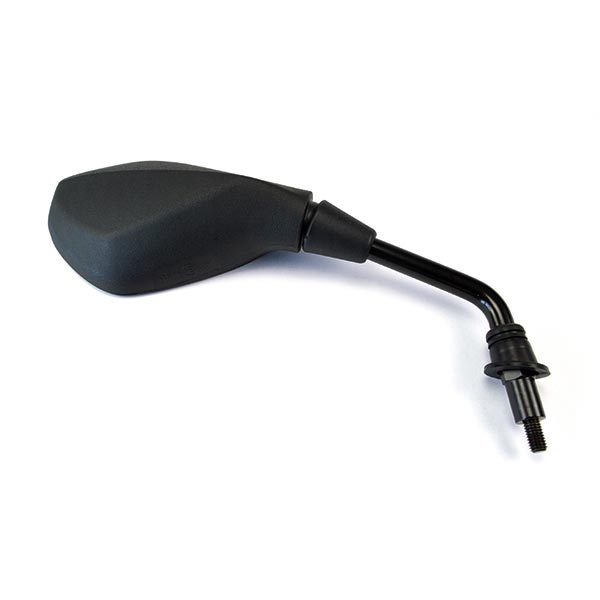 SPECCHIO SPECCHIETTO RETROVISORE NERO DX PER SCOOTER PIAGGIO 50 FLY 4T