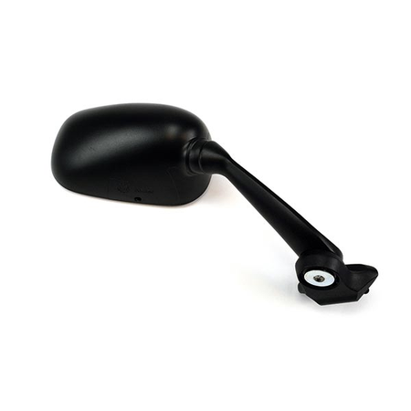 SPECCHIO SPECCHIETTO RETROVISORE NERO DX PER MOTO YAMAHA YZF600 R6 08>12