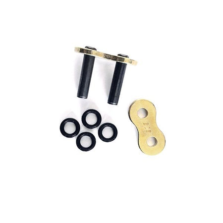 [535089992] MAGLIA DI GIUNZIONE TIPO RIVETTO (ZJ) DID 530VX3 (Gold & Black)