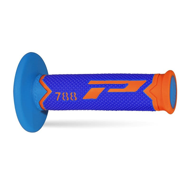 [PG-788-282] Coppia manopole Pro Grip 788 - arancione fluo blu azzurro