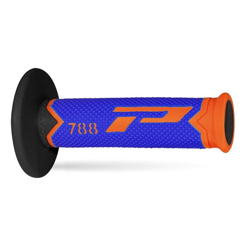 [PG-788-283] Coppia manopole Pro Grip 788 - arancione fluo blu nero