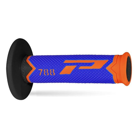 [PG-788-283] Coppia manopole Pro Grip 788 - arancione fluo blu nero