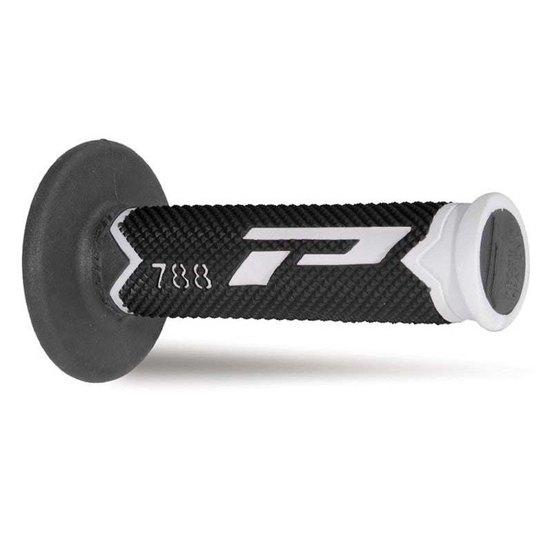 [PG-788-218] Coppia manopole Pro Grip 788 - bianco nero titanio