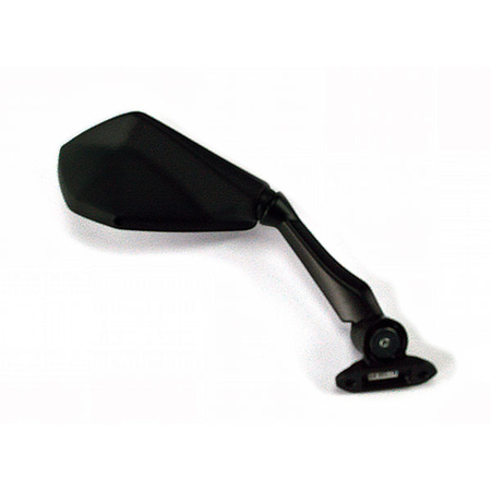 SPECCHIO SPECCHIETTO RETROVISORE NERO DX PER MOTO KAWASAKI 636 ZX6 R 13>