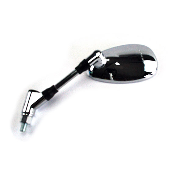SPECCHIO SPECCHIETTO RETROVISORE CROMATO SX PER MOTO YAMAHA 400 SR 14>