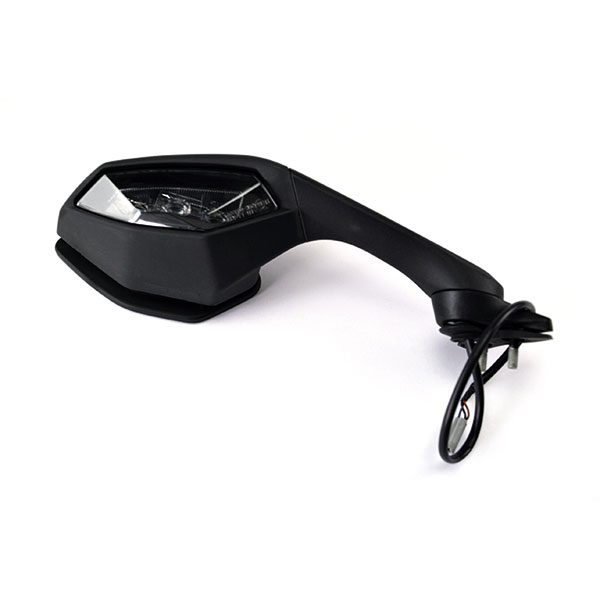 SPECCHIO SPECCHIETTO RETROVISORE NERO DX PER MOTO C/FRECCE YAMAHA YZF 1000 R1