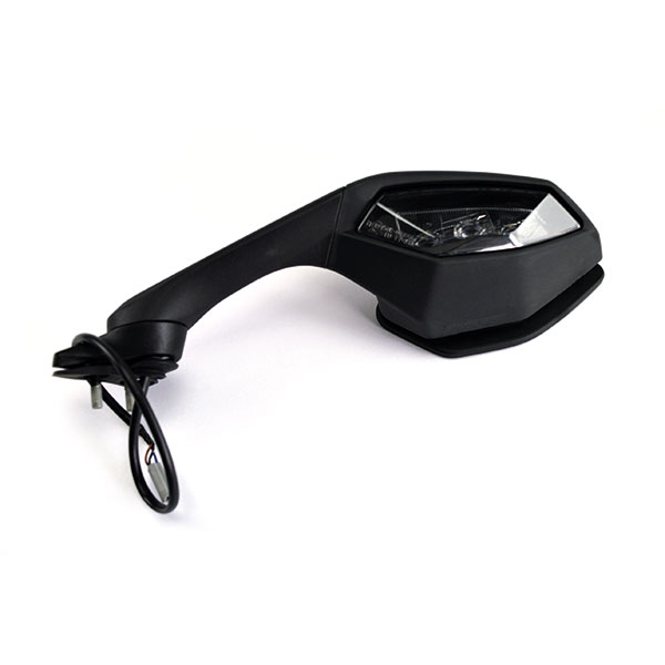 SPECCHIO SPECCHIETTO RETROVISORE NERO SX PER MOTO C/FRECCE YAMAHA YZF 1000 R1