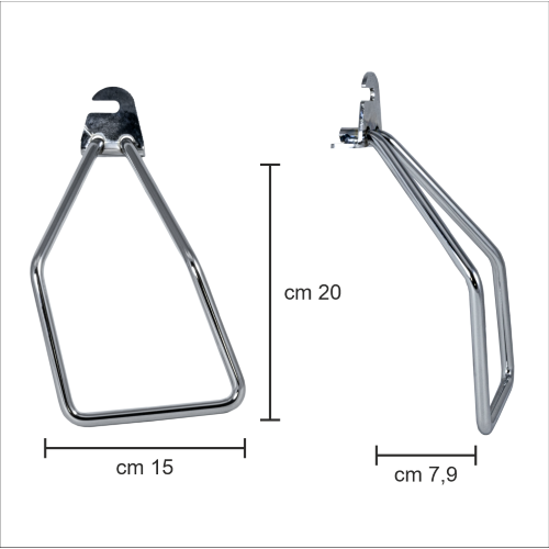 Salvabisaccia MONO HD dx cromata singola Prodotta In Italia
