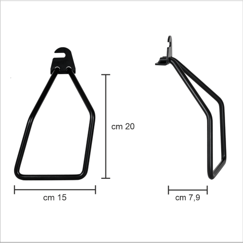 Salvabisaccia MONO HD sx nera singola Prodotta In Italia