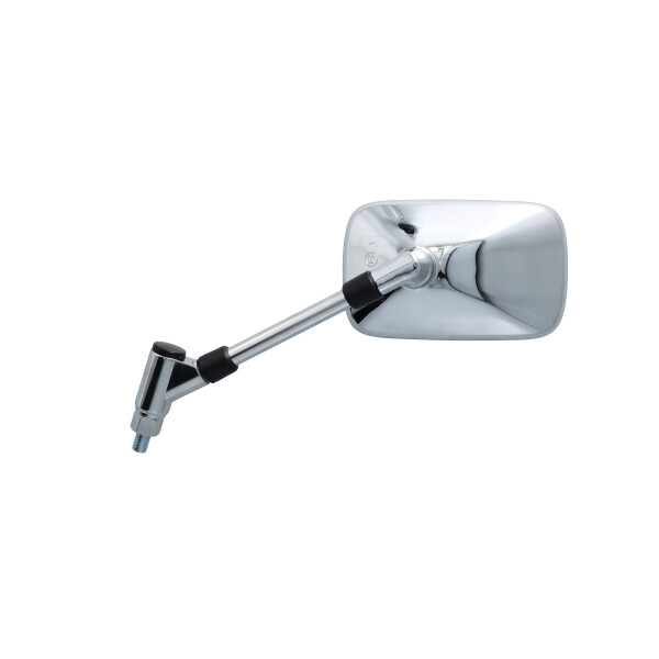 SPECCHIO SPECCHIETTO RETROVISORE CROMATO SX PER SCOOTER SYM MAXSYM 400 ABS
