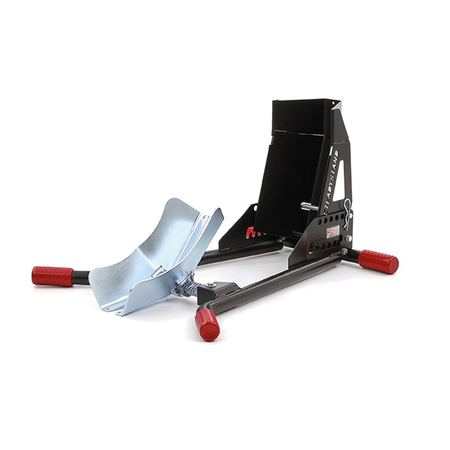 CAVALLETTO BLOCCARUOTA PER MOTO RIMORCHIO FURGONE RUOTA 15>21 GARAGE TRASPORTO