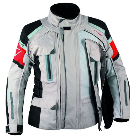 A PRO TURATEK GIACCA MOTO TOURING SPORT GRIGIO TAGLIA XL