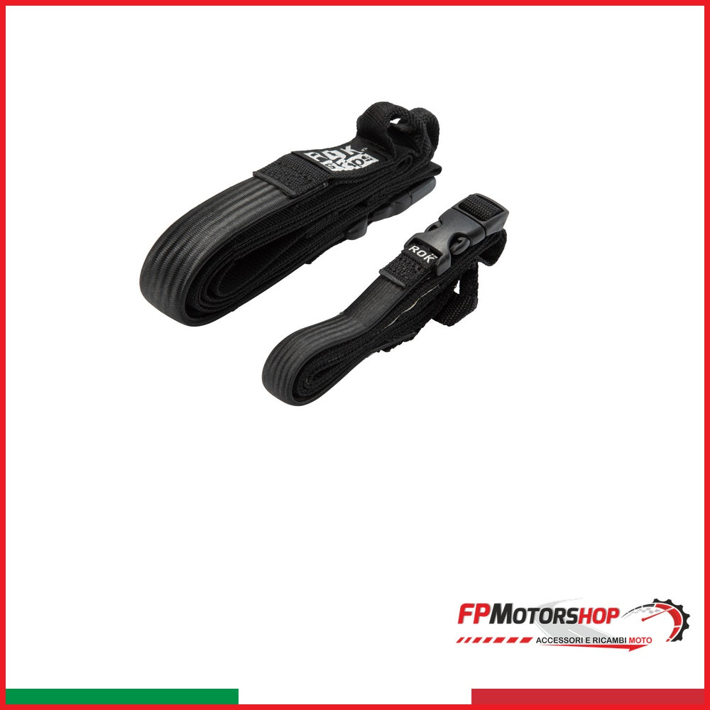 SW-Motech Cinghie ROK strap 2 cinghie regolabili. Nero. 310-1060 mm. BC.ROK.00. - foto FP Motorshop
