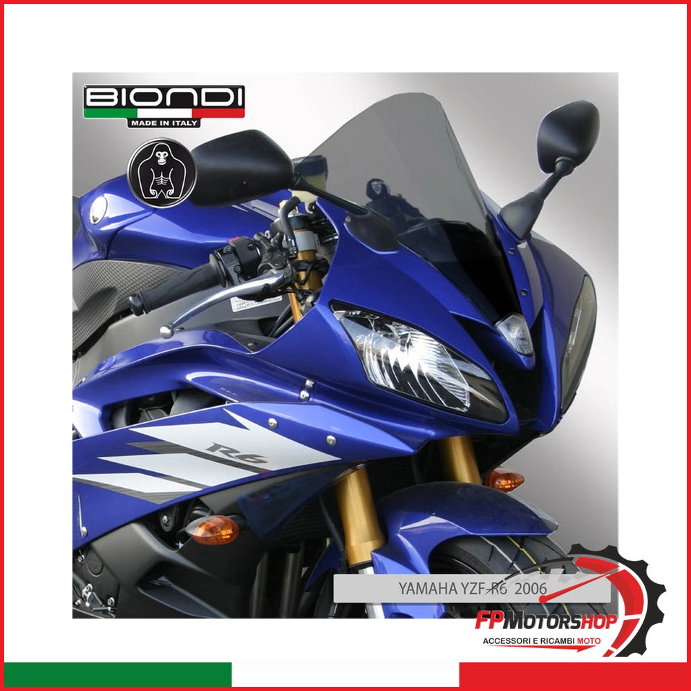 [BI8010241] CUPOLINO YAMAHA YZF R6 600 06 FUME DARK 8010241