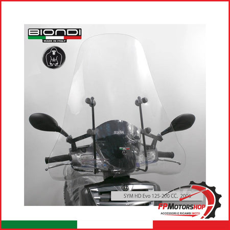 [BI8061104] PARABREZZA PER SCOOTER SYM HD 125/200 2006> BIONDI YAMAHA CYGNUS X 125/150 8061104