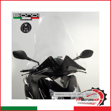 PARABREZZA CLUB YAMAHA X-CITY 125/250 8061164 07- ATTACCHI COMPRESI DAL 2007