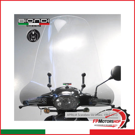[BI8071245] PARABREZZA PER SCOOTER APRILIA SCARABEO 50/100 1993>2001 BIONDI 8071245