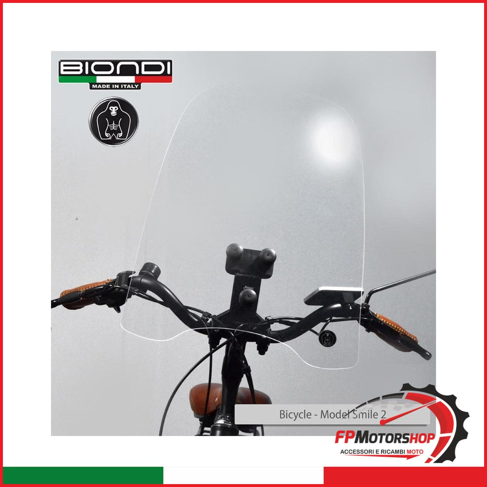 PARABREZZA UNIVERSALE BICI BIONDI 8071269 SENZA ATTACCHI