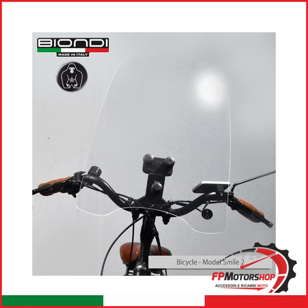 PARABREZZA UNIVERSALE BICI BIONDI 8071269 SENZA ATTACCHI