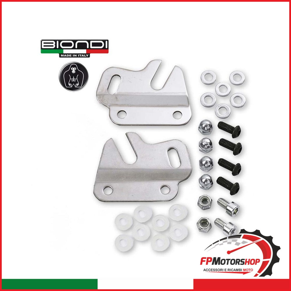 KIT ATTACCHI CUPOLINO MOTO MOD RK 8900413 NAKED DARK METAL BMW R1100R HONDA