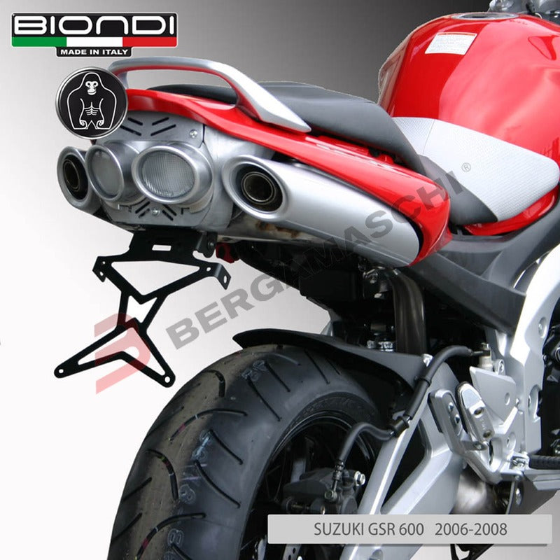PORTATARGA PER MOTO SUZUKI GSR 600 06>13 REGOLABILE BIONDI 8909995
