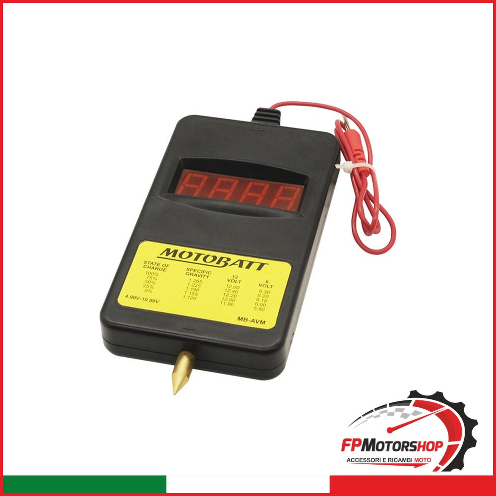 [C700110] VOLTMETRO DIGITALE MOTOBATT MBAVM