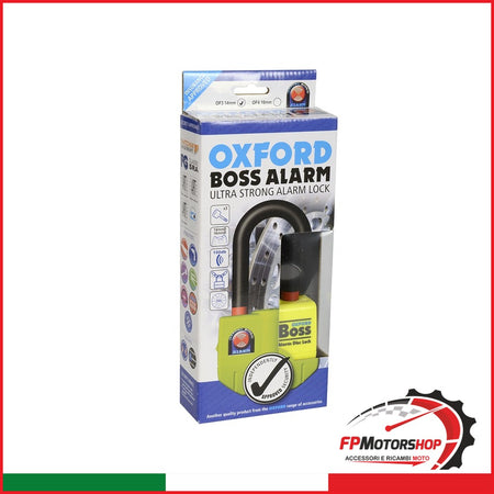 [C800246] LUCCHETTO BOSS GIALLO ALARM OF3