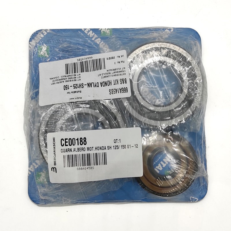 KIT CUSCINETTI/PARAOLI BANCO HONDA SH 666A145BS 2001-2012