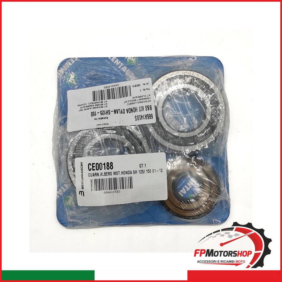 KIT CUSCINETTI/PARAOLI BANCO HONDA SH 666A145BS 2001-2012