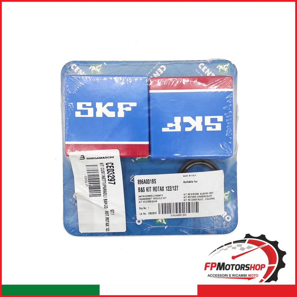 KIT CUSCINETTI/PARAOLI BANCO MOT.ROTAX 122/127 896A001BS