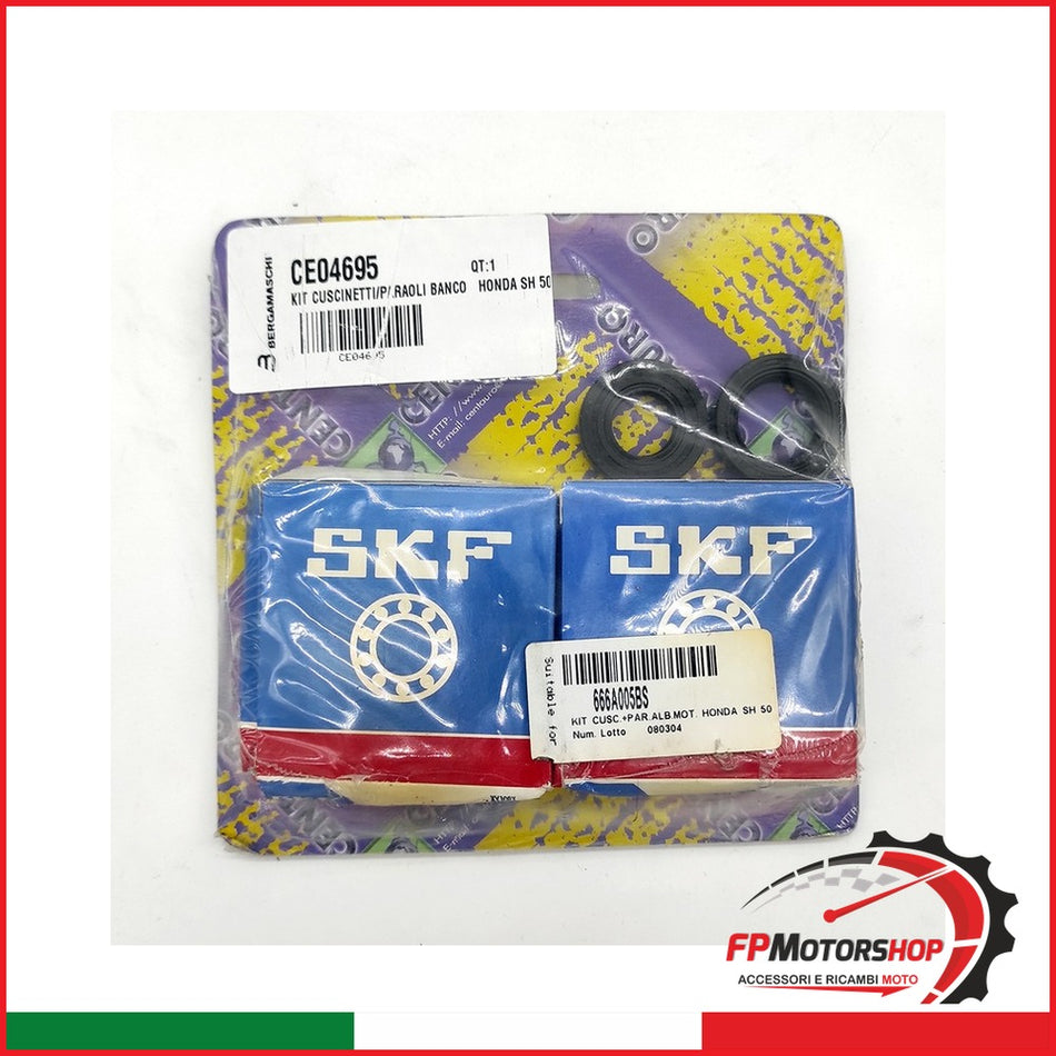 KIT CUSCINETTI/PARAOLI BANCO HONDA SH 666A005BS 50 1996-1998