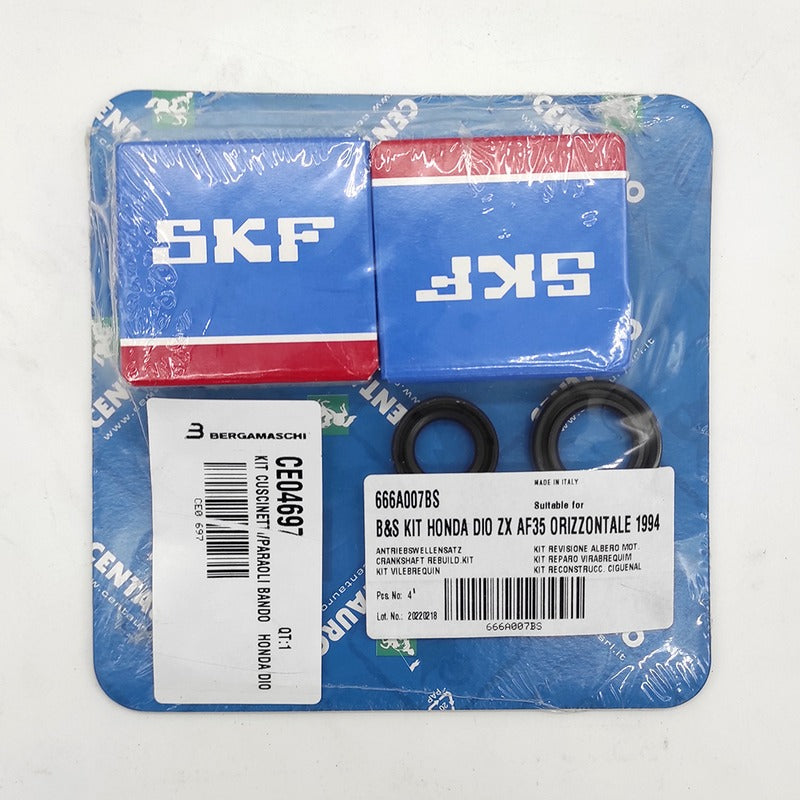 KIT CUSCINETTI/PARAOLI BANDO HONDA DIO 666A007BS ZX 50 94 ORIZZONTALE CENTAURO