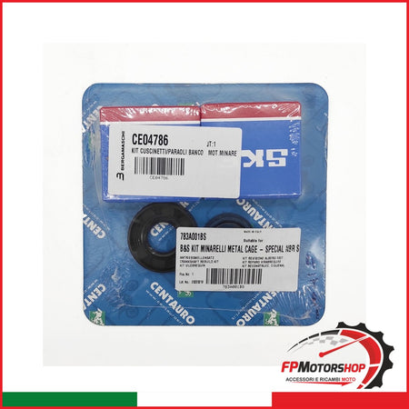 KIT CUSCINETTI/PARAOLI BANCO MOT.MINARELLI 50 783A001BS APRILIA YAMAHA MBK BETA