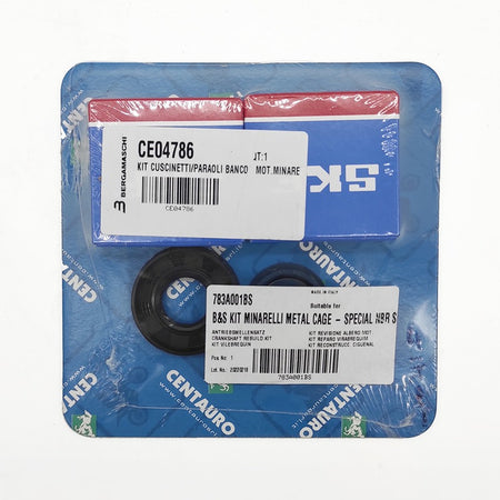 KIT CUSCINETTI/PARAOLI BANCO MOT.MINARELLI 50 783A001BS APRILIA YAMAHA MBK BETA