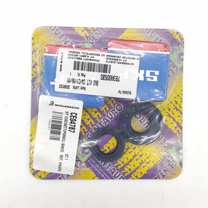 KIT CUSCINETTI/PARAOLI BANCO MOT.MINARELLI 50 783A005BS RACING APRILIA YAMAHA