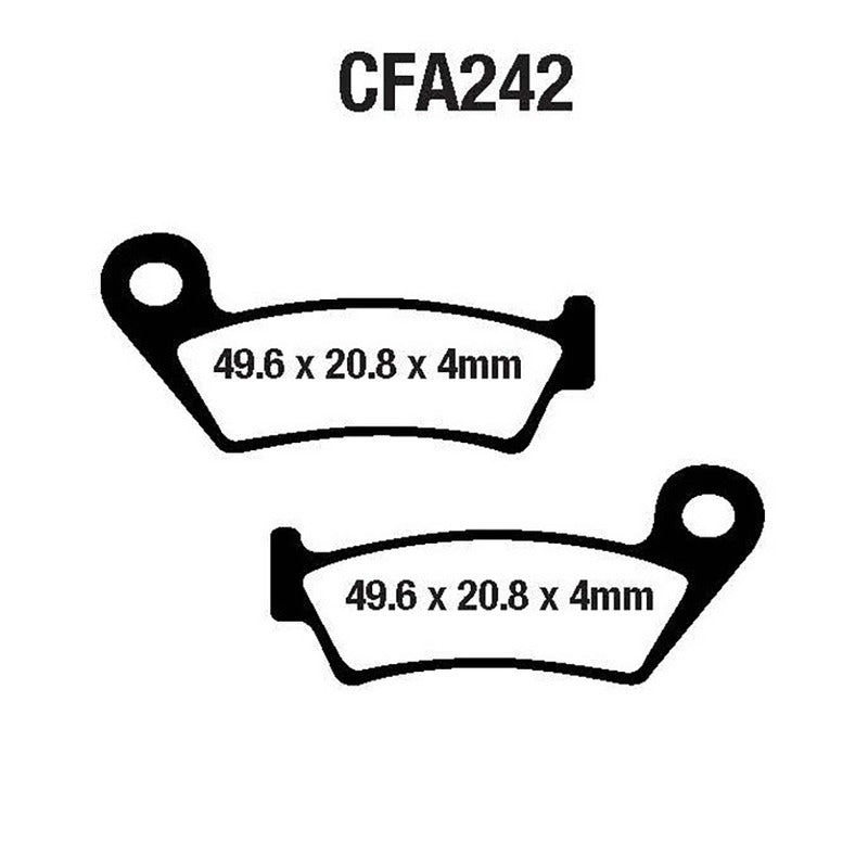 PASTIGLIE FRENO MOTO EBC CFA242 MTB