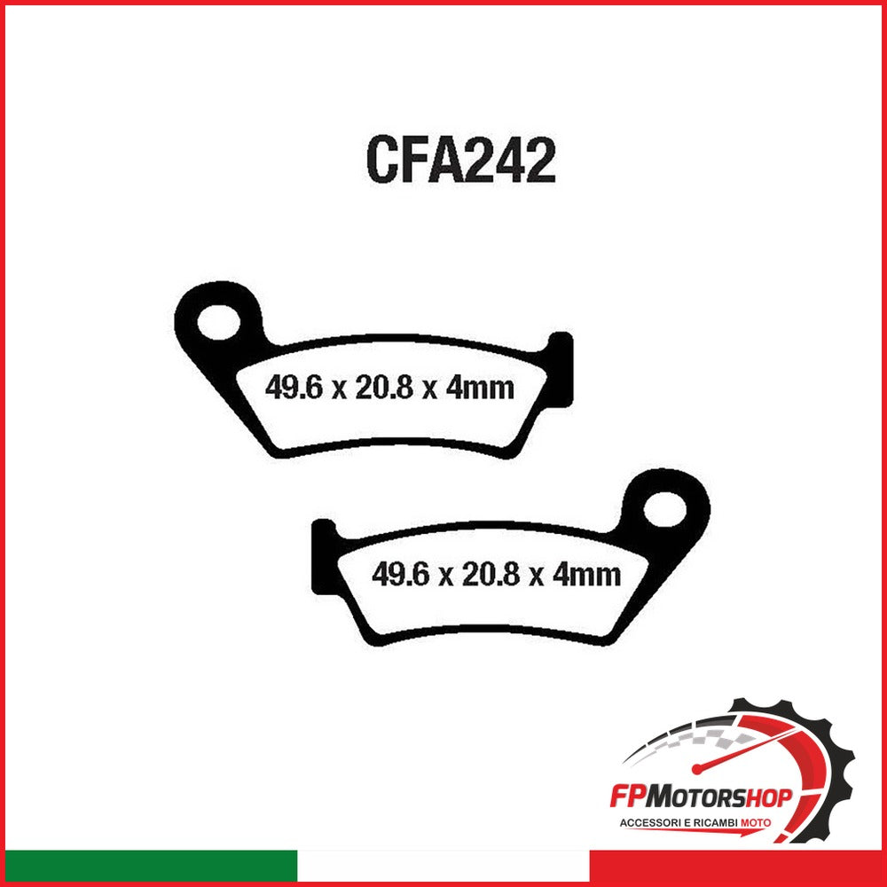 PASTIGLIE FRENO MOTO EBC CFA242 MTB