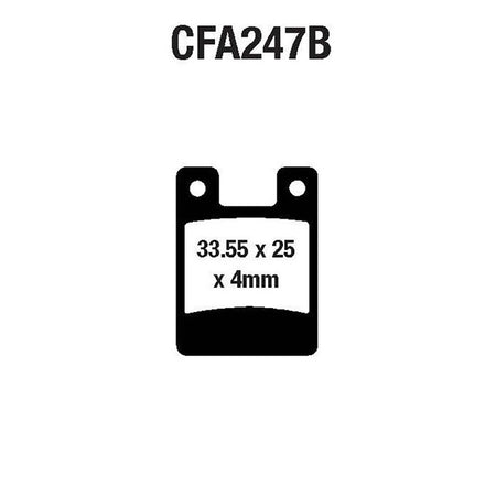 PASTIGLIE MTB CFA247B EBC R4124700 - foto originale