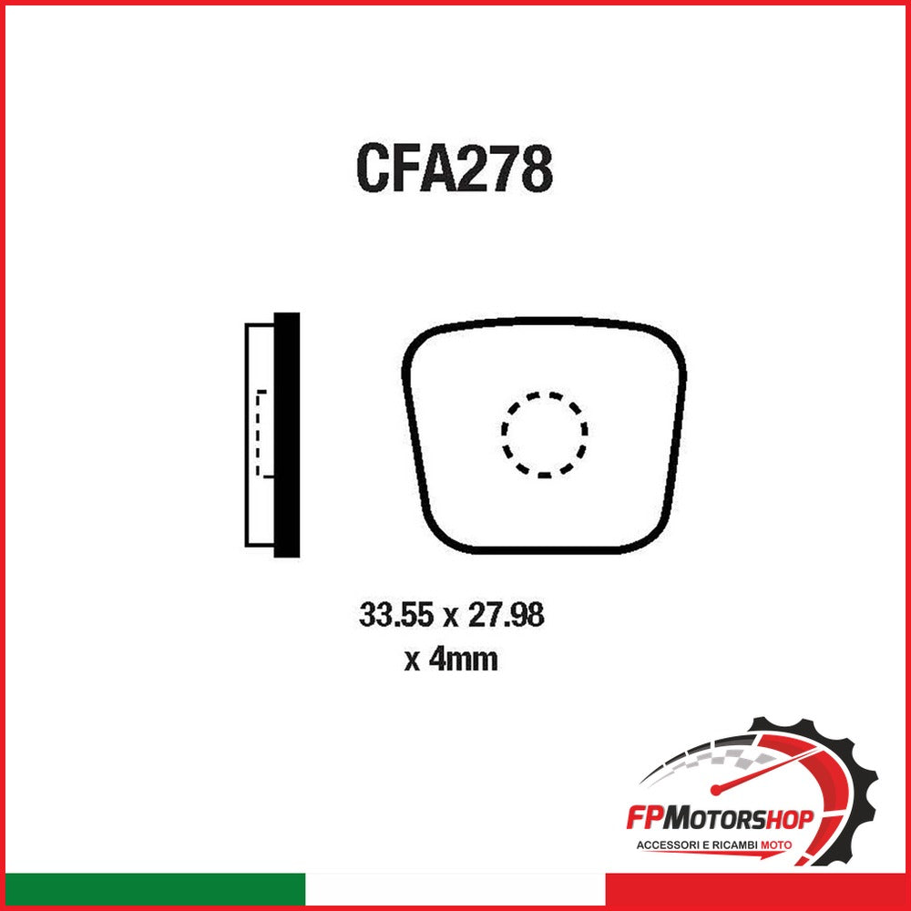 PASTIGLIE MTB CFA278 EBC R4127800 - foto brandizzata