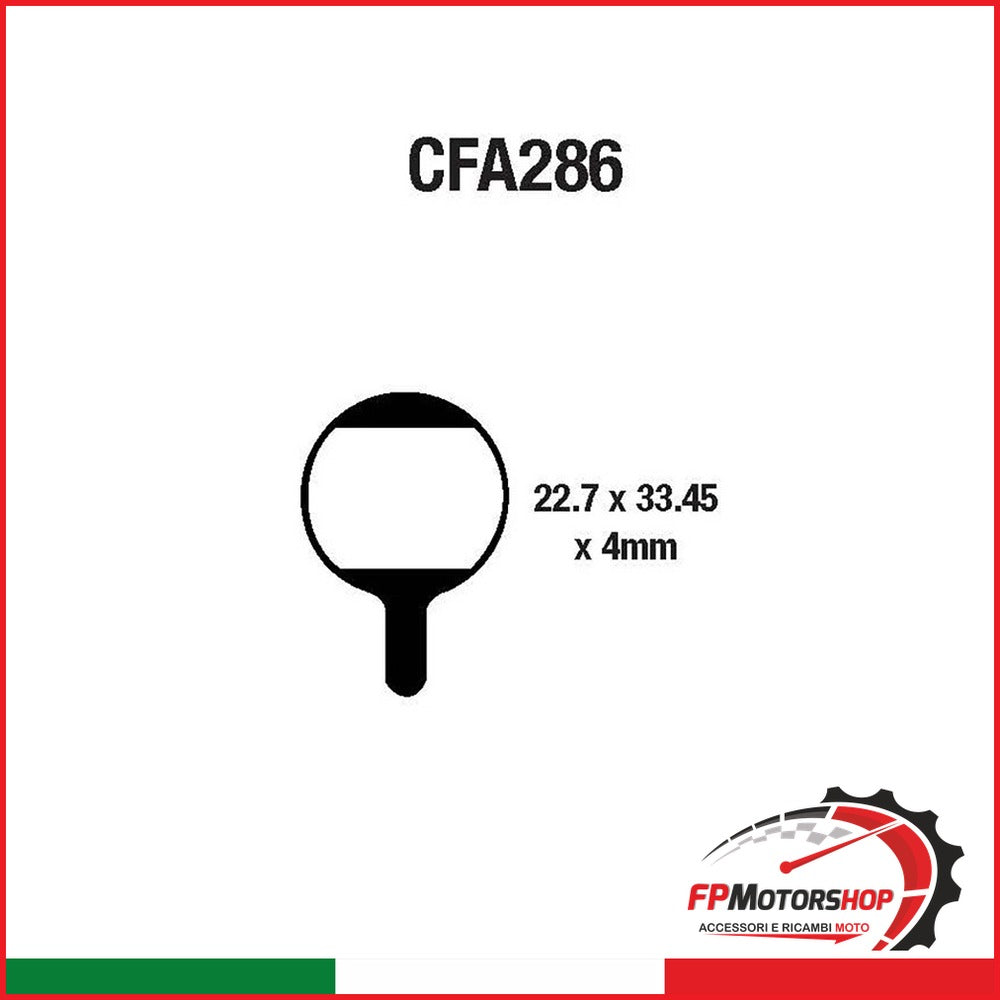 PASTIGLIE FRENO MOTO EBC CFA286HH MTB