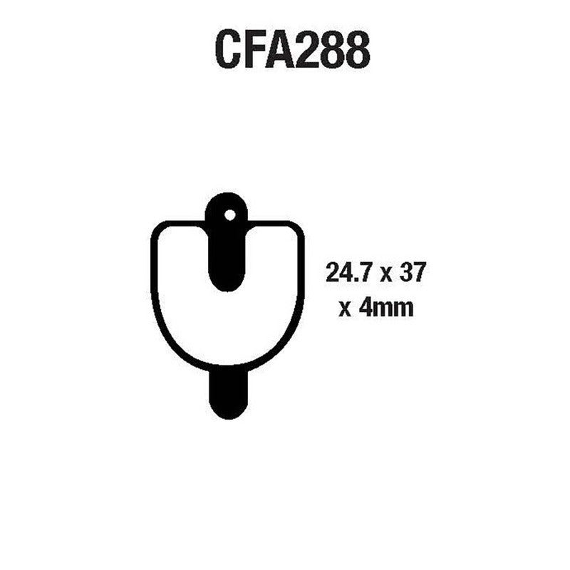 PASTIGLIE MTB CFA288R EBC R4328800 - foto originale