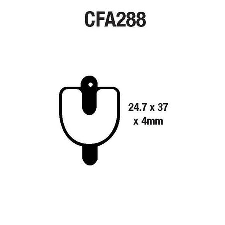 PASTIGLIE MTB CFA288R EBC R4328800 - foto originale
