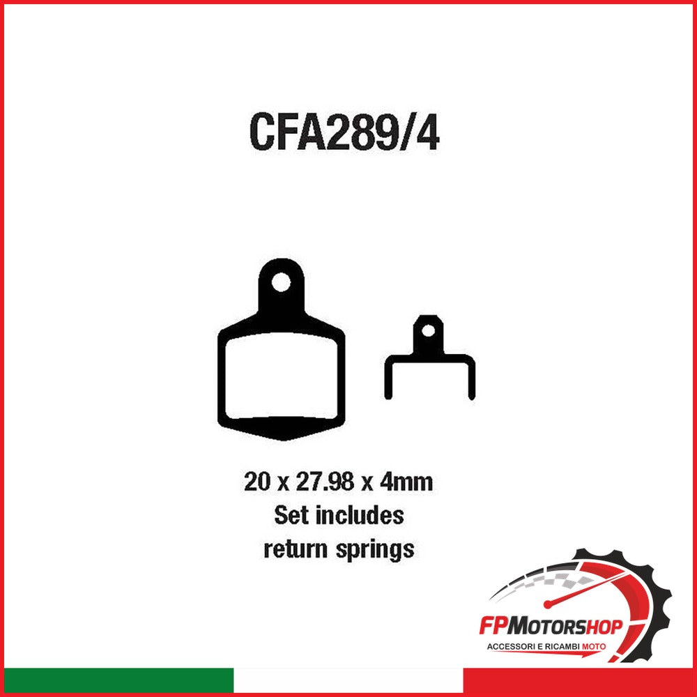 PASTIGLIE MTB CFA289/4HH EBC R4228904 - foto brandizzata