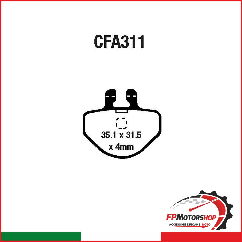 PASTIGLIE MTB CFA311 EBC R4131100 - foto brandizzata