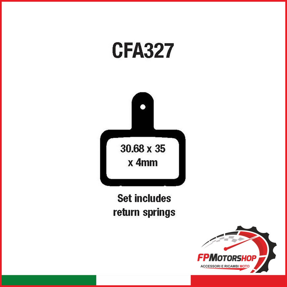 PASTIGLIE FRENO MOTO EBC CFA327HH MTB BETA