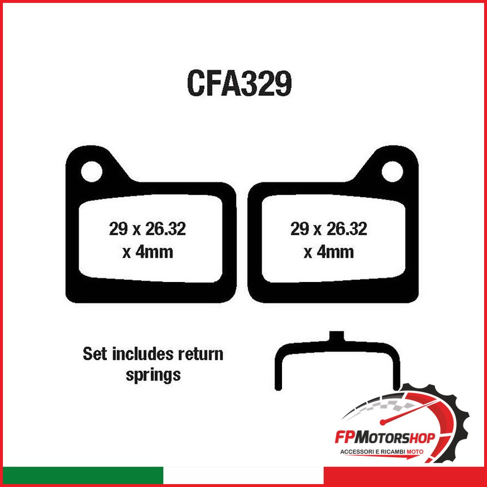 PASTIGLIE MTB CFA329HH EBC R4232900 - foto brandizzata
