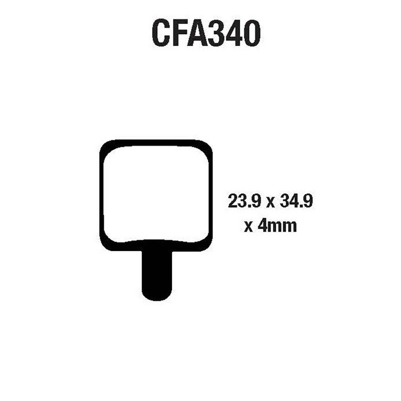 PASTIGLIE MTB CFA340 EBC R4134000 - foto originale