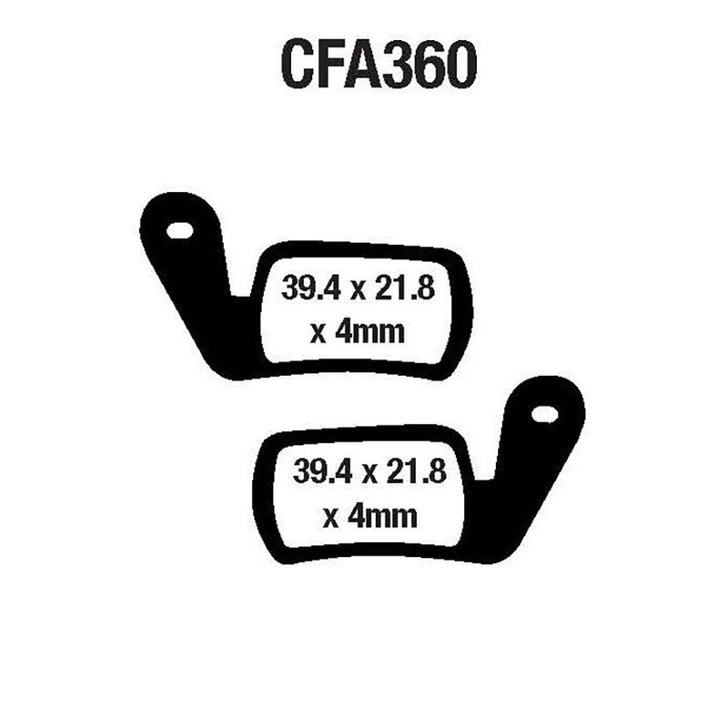 PASTIGLIE FRENO MOTO EBC CFA360 MTB